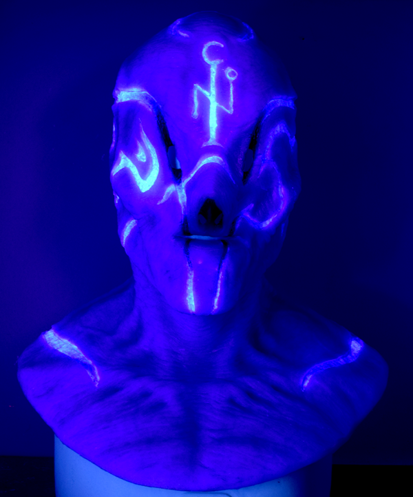 Archangel Silicone Mask - Ethereal (UV Blue) - Image 2