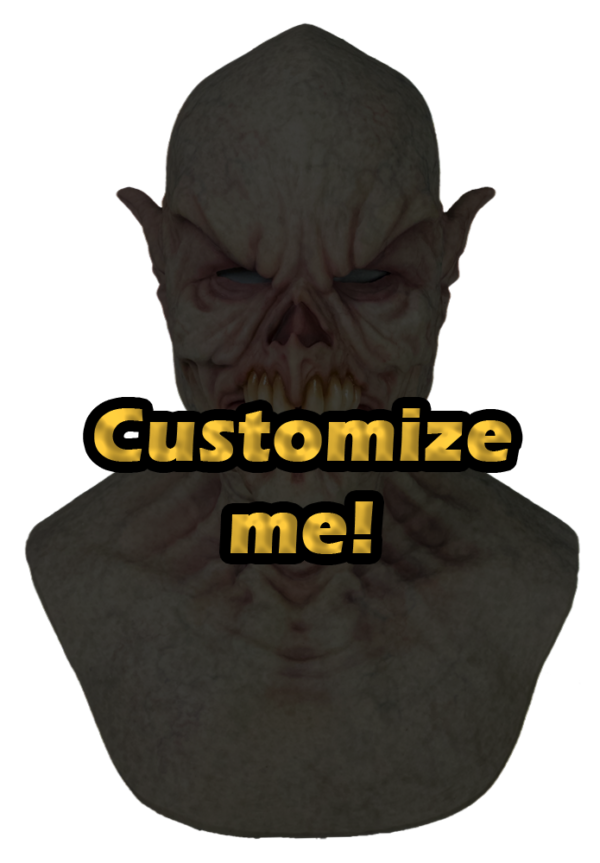 Baron Overbite the Vampire Silicone Mask - Fully Customizable