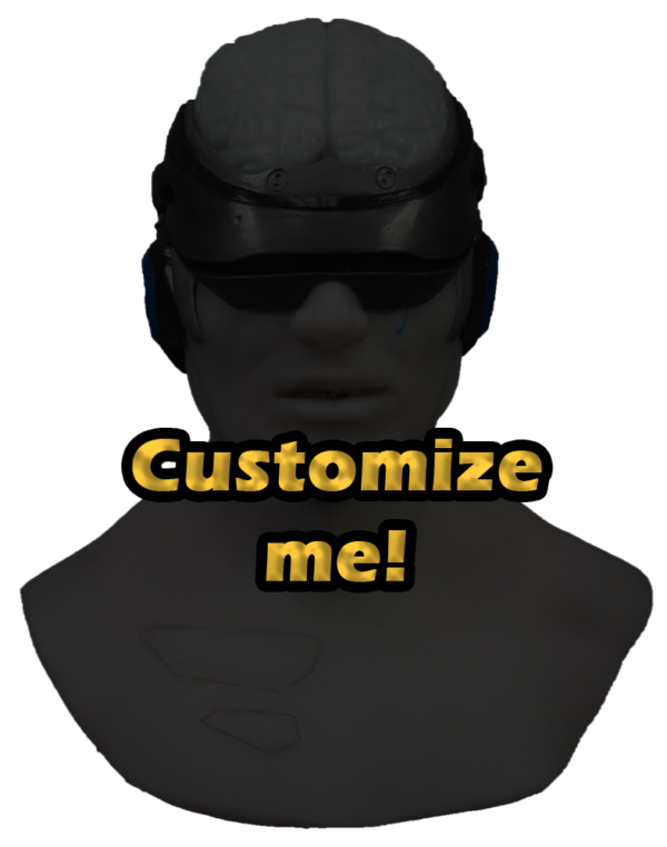 Brain Game Silicone Mask - Fully Customizable