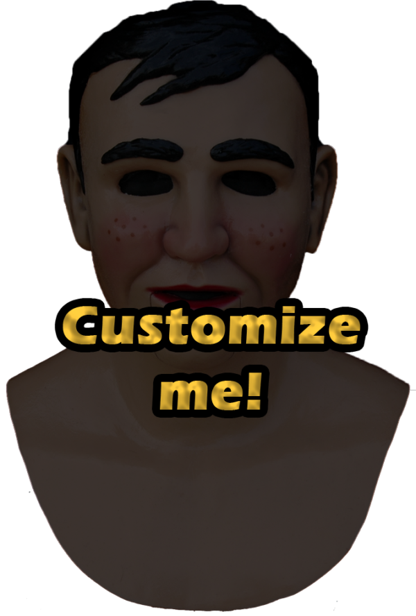 Buddy the Puppet Silicone Mask - Fully Customizable