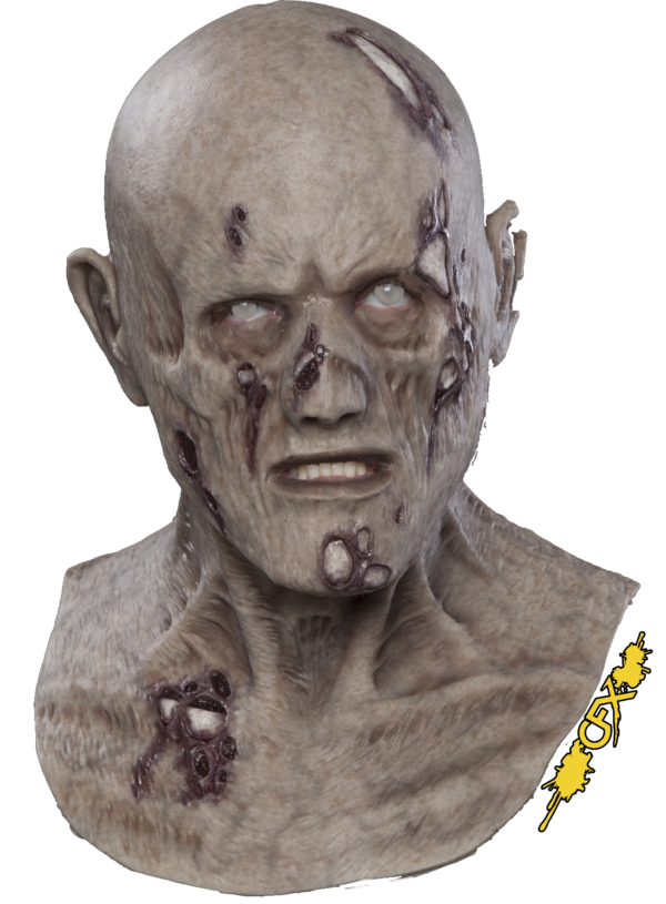 Crusty the Zombie Silicone Mask - Zombie Rotten