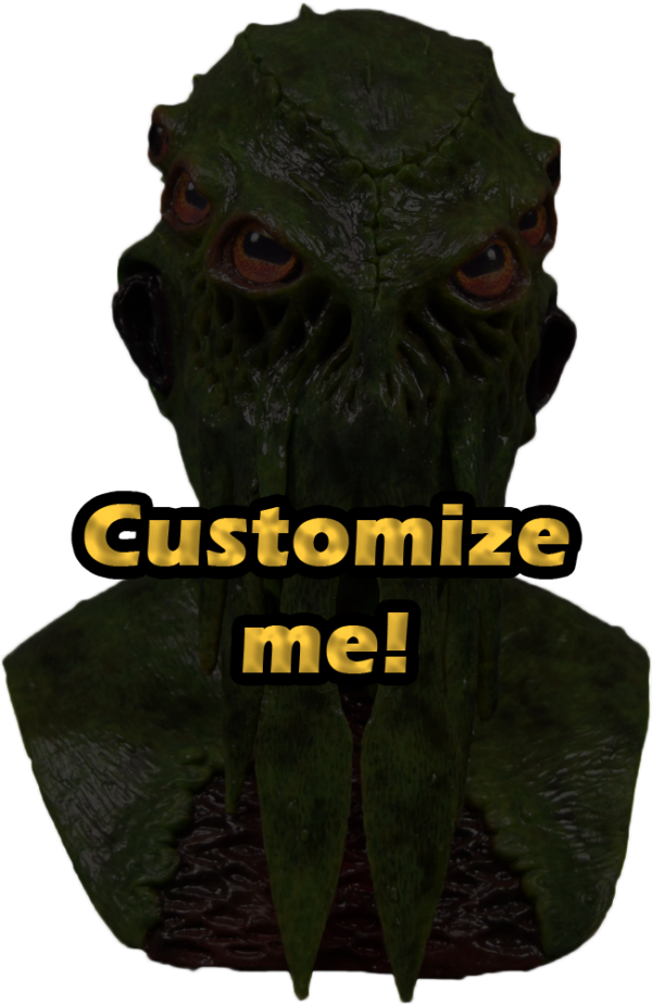 Cthulhu Silicone Mask - Fully Customizable