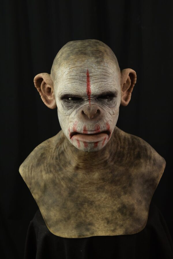 Ape Man Silicone Mask - Artist's Special: War Paint