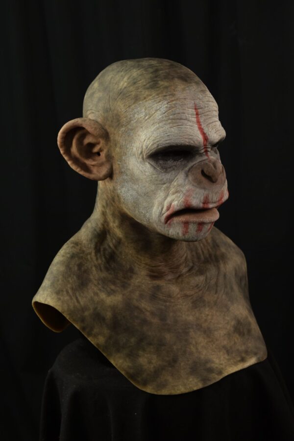 Ape Man Silicone Mask - Artist's Special: War Paint - Image 2