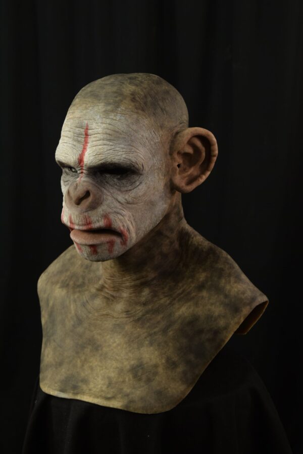 Ape Man Silicone Mask - Artist's Special: War Paint - Image 4