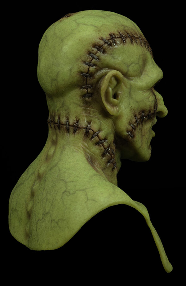 Boris the Creature Silicone Mask - Green - Image 4