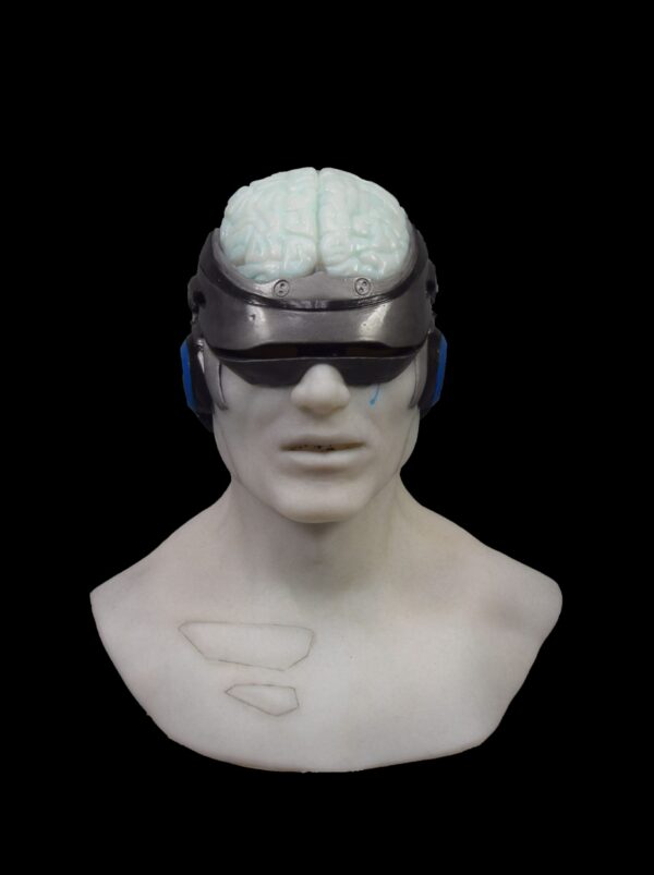 Brain Game Silicone Mask - Pale