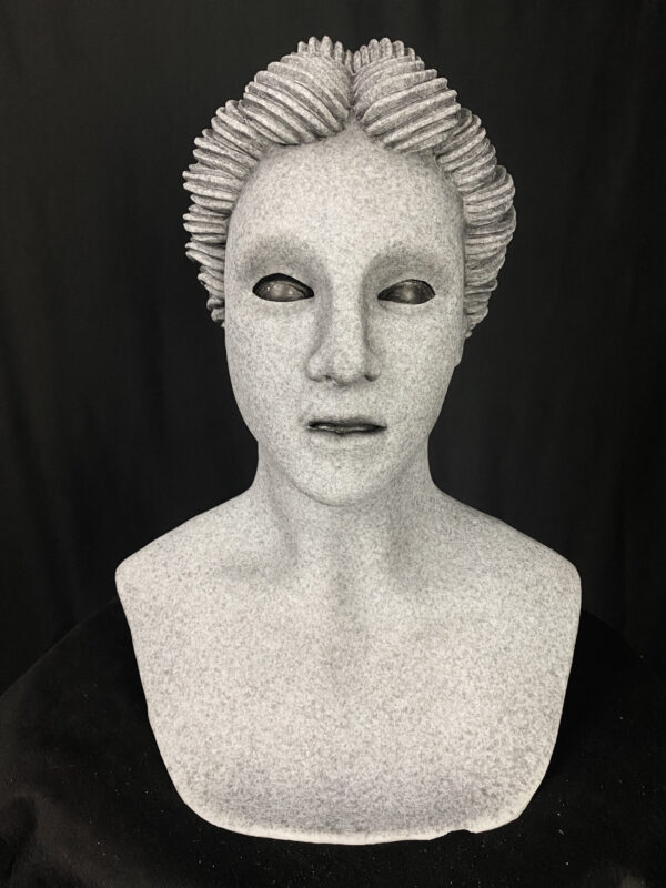 Artemis the Statue Silicone Mask - Granite