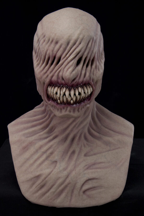 Boogeyman Silicone Mask - Pale Zombie with Sharp Teeth