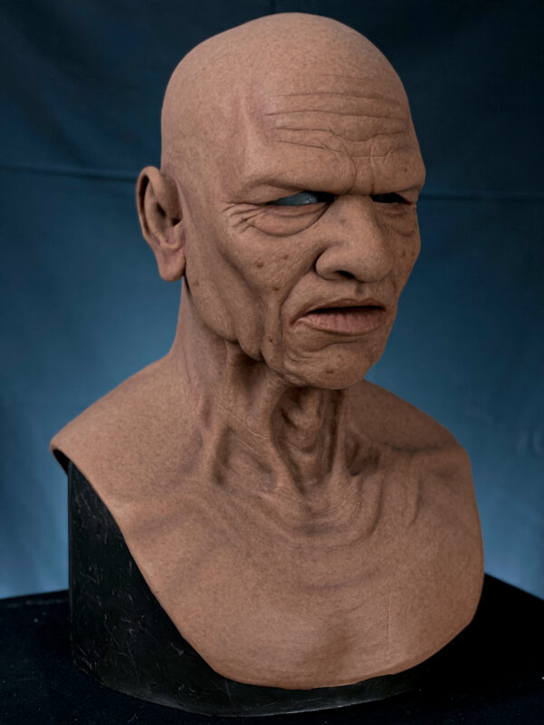 Clarence the Old Man Silicone Mask - African Light