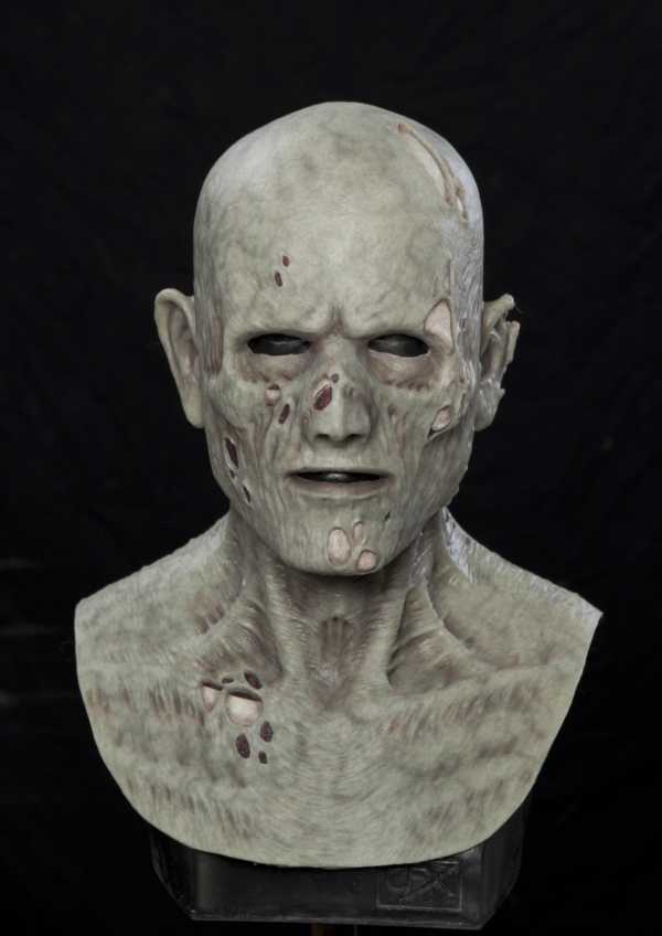 Crusty the Zombie Silicone Mask - Zombie Green