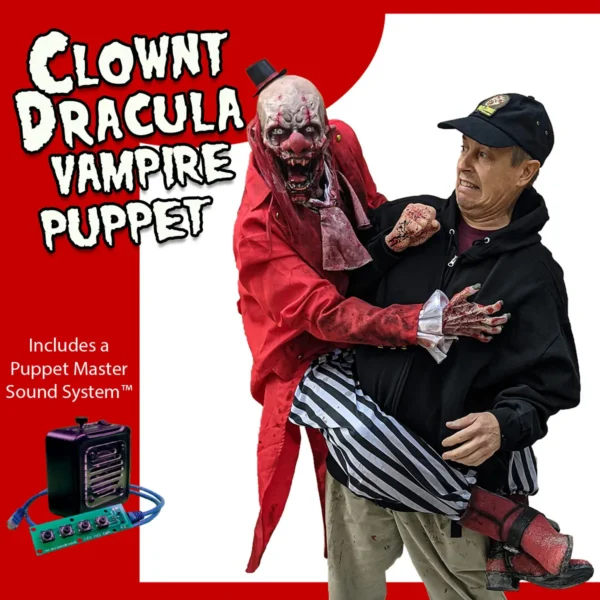 Clownt Dracula Attack Line Puppet