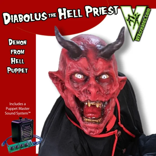 Diabolus the Hell Priest Puppet w/moving mouth - Image 2