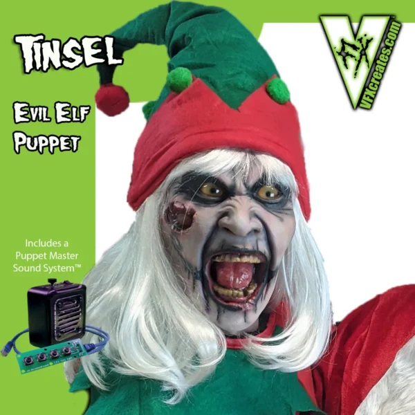 Tinsel Evil Elf Puppet - Image 3