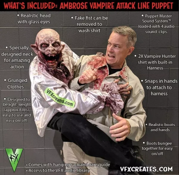 Ambrose The Immortal – Vampire Puppet - Image 4