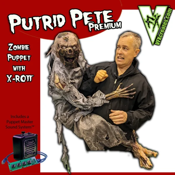 Putrid Pete | Premium Zombie Puppet | X-Rott Version