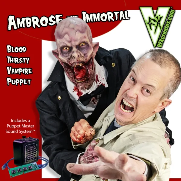 Ambrose The Immortal – Vampire Puppet in Tux w/moving mouth - Image 5