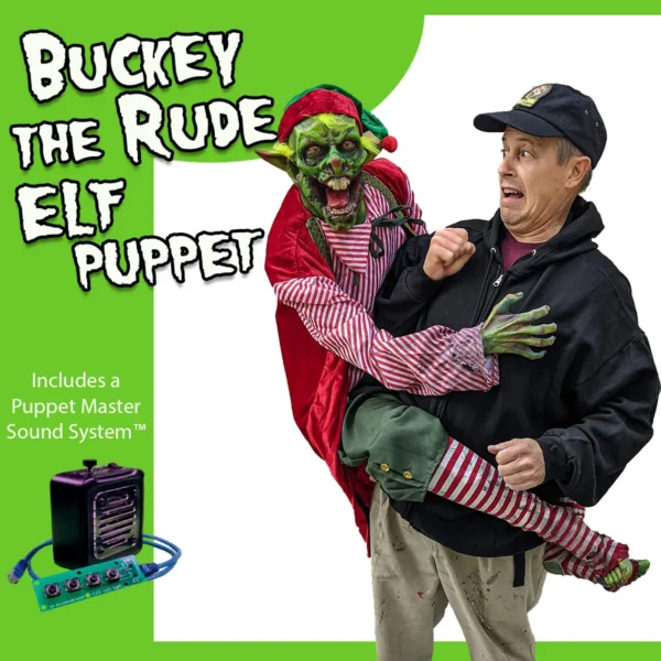 Buckey The Rude Elf Puppet